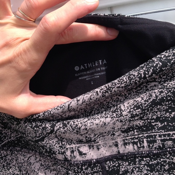 Athleta Elation Glades 7/8 Tight Hi Rise sz L - Picture 6 of 11